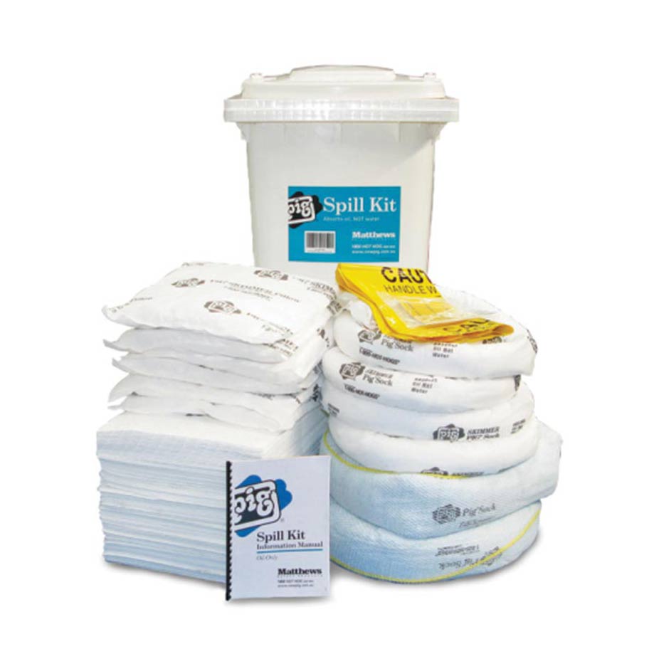 Oil Spill Kit Bin Large