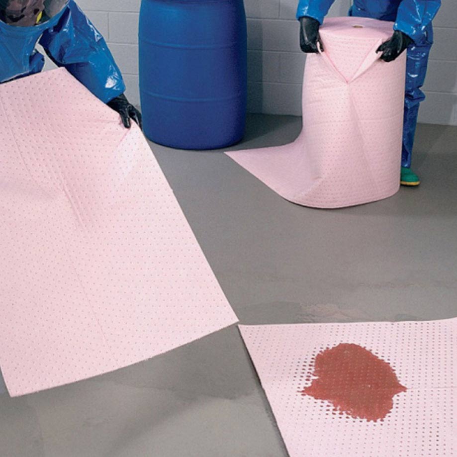 Hazardous Chemical Absorbent Mats & Rolls