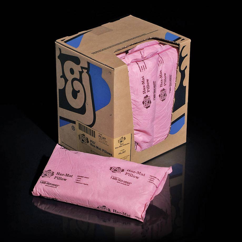 New Pig Hazardous Chemical Absorbent Pillows